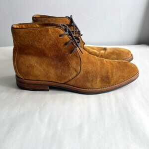 Aldo Faure Suede Leather Slim Toe Chukka/Desert Boots (Light Brown)